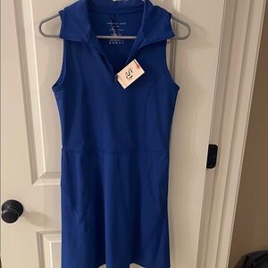 Sincerely Jules Blue Athletic Dress with matching Shorts NWT